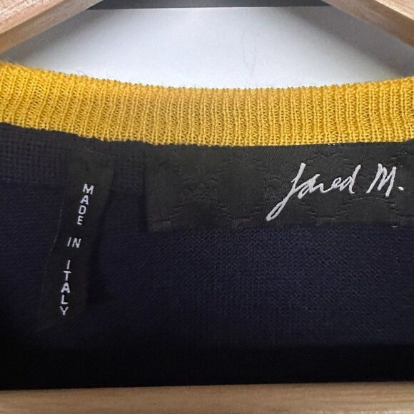 Jared M Long Sleeve Shirt Made in Italy Men's XL - Picture 3 of 4